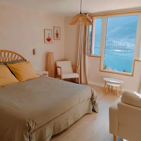 Le Cosy Du Plongeoir - T2 Neuf Avec Vue Sur Le Lac De Serre Poncon Et Grande Terrasse Avec Jardin Savines-le-Lac Exterior foto